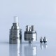 RekaVape Caiman V.4 Style MTL RDA Rebuildable Dripping Atomizer - Silver, 316 Stainless Steel, 22mm Diameter
