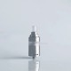 RekaVape KA V8 Style RTA Rebuildable Tank Atomizer w/ Full Tank Kit - Silver, 316 Stainless Steel, 5ml, 22mm Diameter