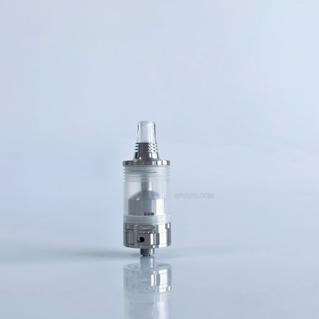 RekaVape By-ka V9 Style RTA Rebuildable Tank Atomizer - Silver, 3.0ml, Air Pins 1.2 / 1.4 / 1.7mm, 22mm Diameter