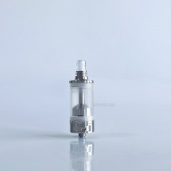 RekaVape By-ka V9 Style RTA Rebuildable Tank Atomizer - Silver, 5.0ml, Air Pins 1.2 / 1.4 / 1.7mm, 22mm Diameter