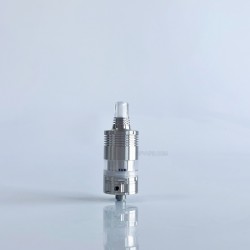 RekaVape By-ka V9 Style RTA Rebuildable Tank Atomizer w/ Combi Tank Tube - Silver, 3.0ml, Air Pins 1.2 / 1.4 / 1.7mm, 22mm Dia