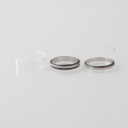 YFTK Standard Glass Kit for Four One Five 415 Virtuous Style 22mm RTA - Transparent