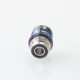 Rekavape Mission XV Mini Nuke V2 Style Integrated Drip Tip + Fire Button Set for dotMod dotAIO V2 Pod - Ebtropic, Titanium + SS