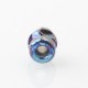 Rekavape Mission XV Mini Nuke V2 Style Integrated Drip Tip + Fire Button Set for dotMod dotAIO V2 Pod - Ebtropic, Titanium + SS