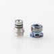 Rekavape Mission XV Mini Nuke V2 Style Integrated Drip Tip + Fire Button Set for dotMod dotAIO V2 Pod - Ebtropic, Titanium + SS