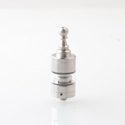 YFTK KF Kayfun Plus Modified Five Pawns Style RTA Atomizer - Silver, 3.5ml, 22mm Diameter