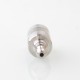 YFTK KF Kayfun Plus Modified Five Pawns Style RTA Atomizer - Silver, 3.5ml, 22mm Diameter