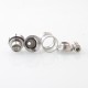 YFTK KF Kayfun Plus Modified Five Pawns Style RTA Atomizer - Silver, 3.5ml, 22mm Diameter