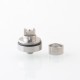 YFTK KF Kayfun Plus Modified Five Pawns Style RTA Atomizer - Silver, 3.5ml, 22mm Diameter