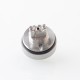 YFTK KF Kayfun Plus Modified Five Pawns Style RTA Atomizer - Silver, 3.5ml, 22mm Diameter