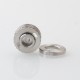 Rekavape Replacement Short Top Full Tank Tube Se for Kuma / Vico Style RTA - Silver, Stainless Steel + Glass
