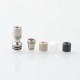 Authentic YFTK Telescopic Claw Hammer 510 Drip Tip Set - Silver 4 PCS Mouthpieces