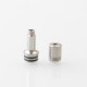 Authentic YFTK Telescopic Claw Hammer 510 Drip Tip Set - Silver 4 PCS Mouthpieces