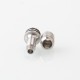 Authentic YFTK Telescopic Claw Hammer 510 Drip Tip Set - Silver 4 PCS Mouthpieces