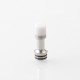 Authentic YFTK Telescopic Claw Hammer 510 Drip Tip Set - Silver 4 PCS Mouthpieces