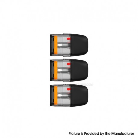 [Ships from Bonded Warehouse] Authentic SMOK Alpha Top Pod Cartridge for Alpha Mix Pod System - 2ml, Mesh 0.6ohm (3 PCS)