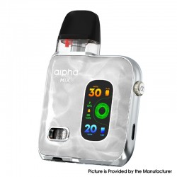 [Ships from Bonded Warehouse] Authentic SMOK Alpha Mix Pod System - White, Top Pod 30W 2ml 0.6ohm + Boost Pod 20W 2ml 0.8ohm