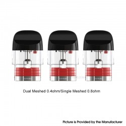 [Ships from Bonded Warehouse] Authentic SMOK Novo 5 Series Pod Cartridge - Dual Meshed 0.4ohm / Single Meshed 0.8ohm (3 PCS)