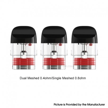 [Ships from Bonded Warehouse] Authentic SMOK Novo 5 Series Pod Cartridge - Dual Meshed 0.4ohm / Single Meshed 0.8ohm (3 PCS)