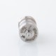 Rekavape Monarchy OST-R Moyard Style MTL RTA Atomizer - Silver, 316SS + PC + PCTG, 4.5ml, Air Pin 1.0, 1.2, 1.5, 1.8mm, 22mm