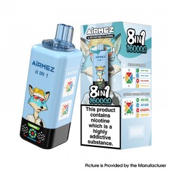 [Ships from EU-1 Warehouse] Airmez Fox 8in1 160K Disposable Kit - Bingo Crush + Triple Mango + Mixed Berries + Watermelon Ice