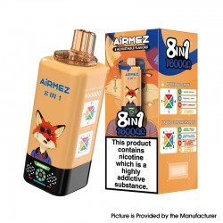 [Ships from EU-1 Warehouse] Airmez Fox 8in1 160K Disposable Kit - Mango Peach + Tropical Fruit + Berry Lemonade + Strawberry