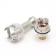 SXK LYNK Eden Style RBA Bridge for Billet / BB / Boro Tank - Silver, 316SS, Air Pins 1.0 / 2.0 / 3.0 / 3.5 / 4.0mm
