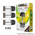 [Ships from Bonded Warehouse] Authentic Uwell Caliburn GPP Alpha Cartridge for Caliburn G5- 0.6ohm, 3.0ml, Top Refill (3 PCS)