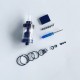 Rekavape Four One Five 415V2 415 V2 Style MTL RTA Atomizer - Titanium Damascus, 4ml, 22mm, Diameter