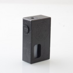FrankenSkull Style Squonk BF Mechanical Box Mod with 6ml Bottle - Black Harpy, Aluminum Alloy, 1 x 18650