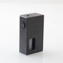 FrankenSkull Style Squonk BF Mechanical Box Mod with 6ml Bottle - Black Harpy, Aluminum Alloy, 1 x 18650