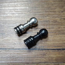 YFTK Five Pawns Style 510 Drip Tip - Black, Stainless Steel, 25mm