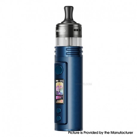 [Ships from Bonded Warehouse] Authentic VOOPOO Drag H40 Pro 40W Pod System Kit - Lake Blue, 5~40W, 2450mAh, 5ml, MTL PnP X Pod