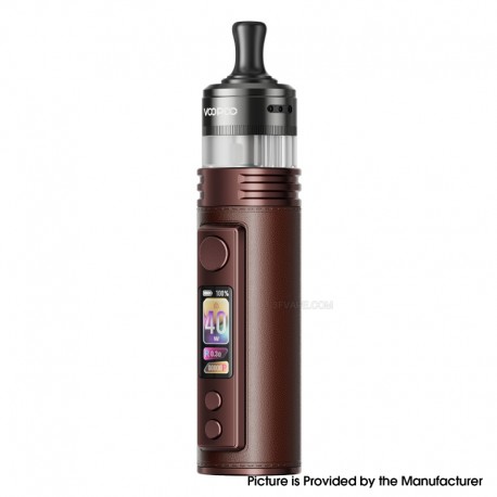 [Ships from Bonded Warehouse] Authentic VOOPOO Drag H40 Pro 40W Pod System Kit - Cocoa Red, 5~40W, 2450mAh, 5ml, MTL PnP X Pod