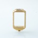 Capsule Style Replacement Boro Tank to 510 Adapter - Textured Gold