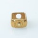 Capsule Style Replacement Boro Tank to 510 Adapter - Textured Gold