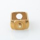 Capsule Style Replacement Boro Tank to 510 Adapter - Gold