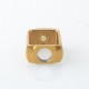 Capsule Style Replacement Boro Tank to 510 Adapter - Gold