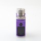 Authentic MECHVAPE x EVOLV Paramour DNA80C 80W SBS Box Mod - Purple Silver, VW 1~80W, 1 x 18650 / 21700, Evolv DNA80C Chip