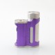 Authentic MECHVAPE x EVOLV Paramour DNA80C 80W SBS Box Mod - Purple Silver, VW 1~80W, 1 x 18650 / 21700, Evolv DNA80C Chip