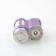 Authentic MECHVAPE x EVOLV Paramour DNA80C 80W SBS Box Mod - Purple Silver, VW 1~80W, 1 x 18650 / 21700, Evolv DNA80C Chip