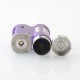 Authentic MECHVAPE x EVOLV Paramour DNA80C 80W SBS Box Mod - Purple Silver, VW 1~80W, 1 x 18650 / 21700, Evolv DNA80C Chip