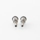 Rekavape BY-KA V.11 V11 Style MTL RTA Atomizer Standard Set - Silver, 316SS + PC, 5ml, Air Pins 1.2 / 1.4 / 1.7mm, 23mm Diameter