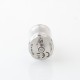 Rekavape BY-KA V.11 V11 Style MTL RTA Atomizer Standard Set - Silver, 316SS + PC, 5ml, Air Pins 1.2 / 1.4 / 1.7mm, 23mm Diameter