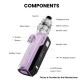 [Ships from Bonded Warehouse] Authentic Lost Vape Thelema Solo 100 Pro 100W Mod Kit - Wavy Silver, 5~100W, 1 x 18650/ 21700, 5ml