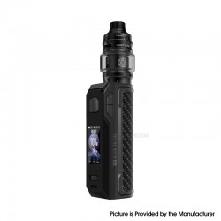 [Ships from Bonded Warehouse] Authentic Lost Vape Thelema Solo 100 Pro 100W Mod Kit - Carbon Black, 5~100W, 1 x 18650/21700, 5ml
