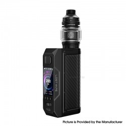 [Ships from Bonded Warehouse] Authentic Lost Vape Thelema Q200 Pro 200W Mod Kit - Dark Guardian, VW 5~200W, 2 x 18650, 5ml