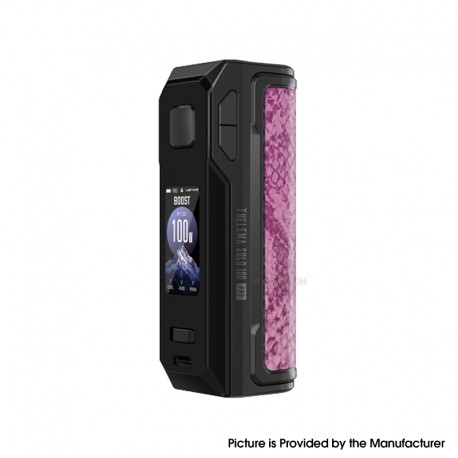 [Ships from Bonded Warehouse] Authentic Lost Vape Thelema Solo 100 Pro 100W Box Mod - Pink Python, VW 5~100W, 1 x 18650 / 21700