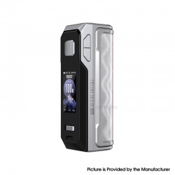 [Ships from Bonded Warehouse] Authentic Lost Vape Thelema Solo 100 Pro 100W Box Mod - Wavy Silver, VW 5~100W, 1 x 18650 / 21700