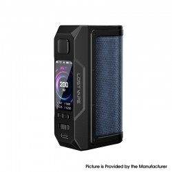 [Ships from Bonded Warehouse] Authentic Lost Vape Thelema Q200 Pro 200W Box Mod - Midnight Warrior, VW 5~200W, 2 x 18650